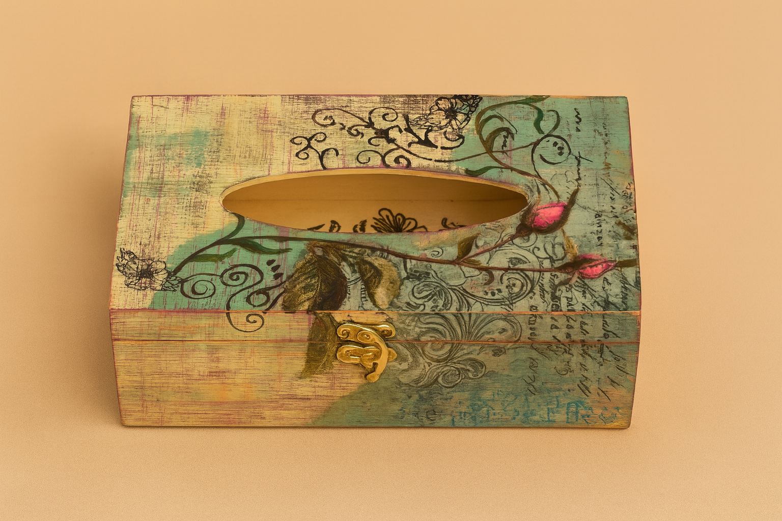 Vintage Tissue Paper Box