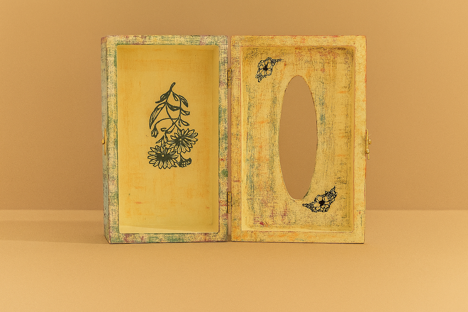 Vintage Tissue Paper Box