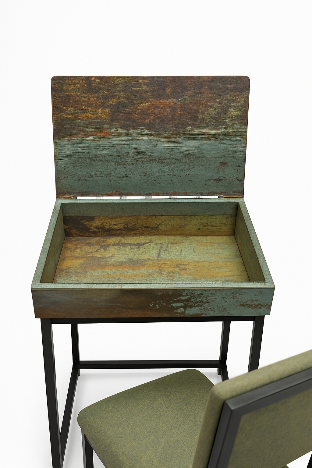 Namaz chair / study chair set silver class