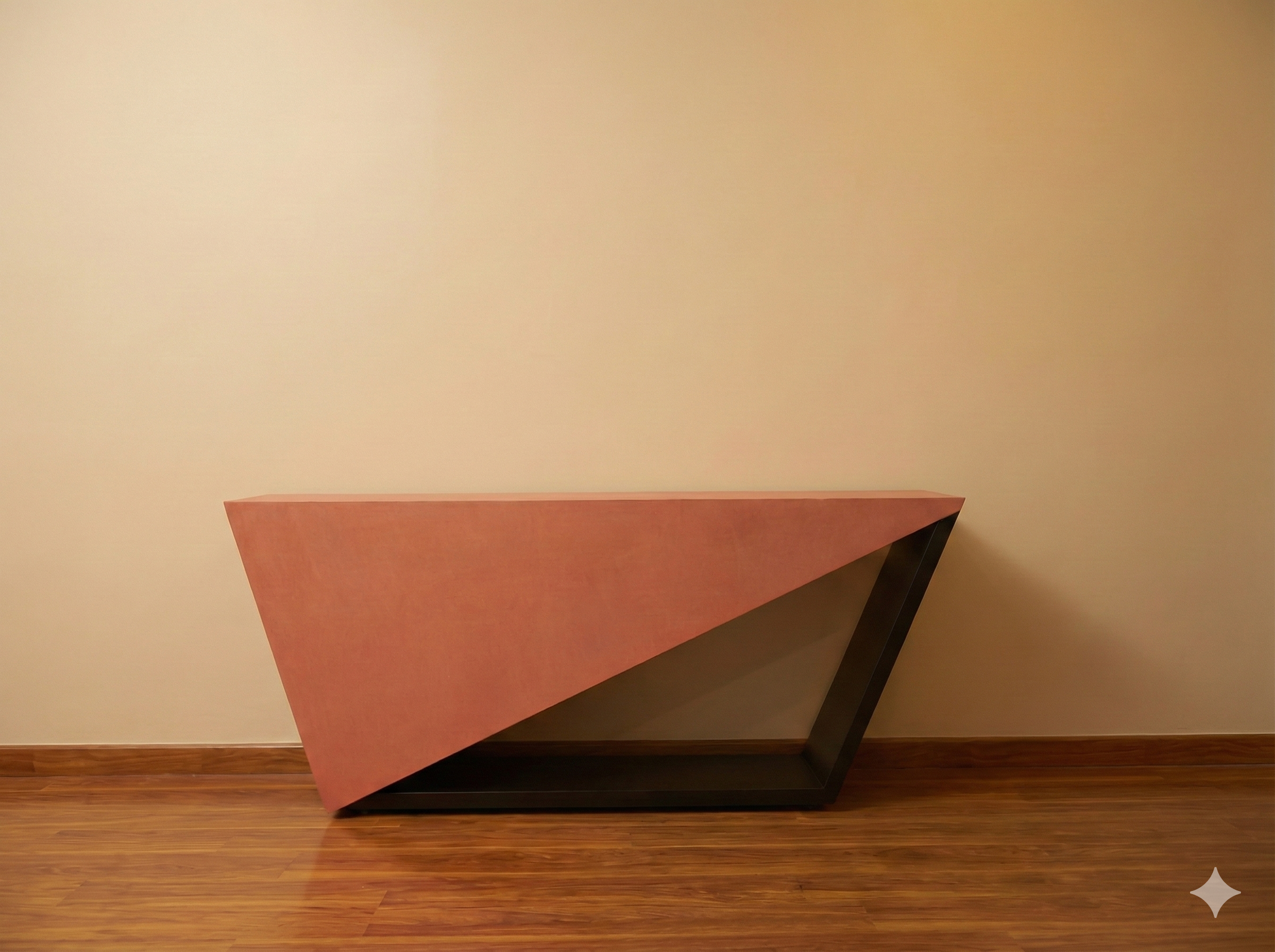 Modern Geometric Console Table